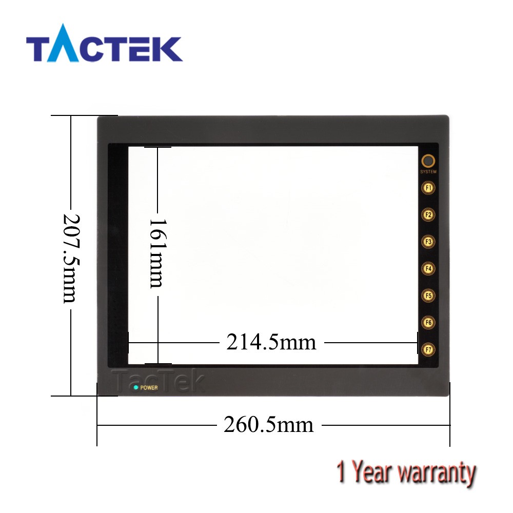 Touch Screen Panel Glass Digitizer for Hakko V610C20 V610T20 V610I10 + Overlay