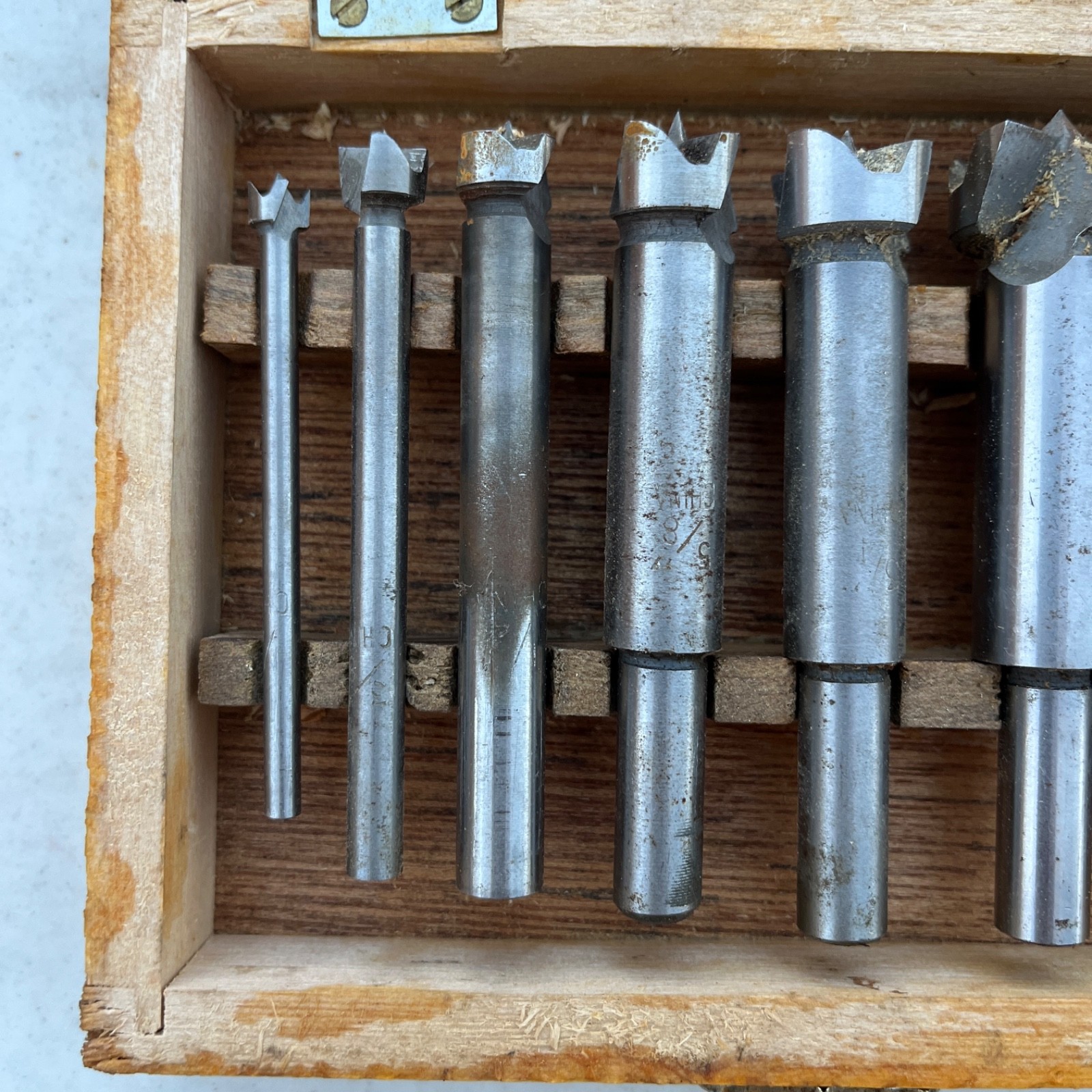 Forstner Bit 7-Piece Set – 1/4″ to 1″ Sku P3629