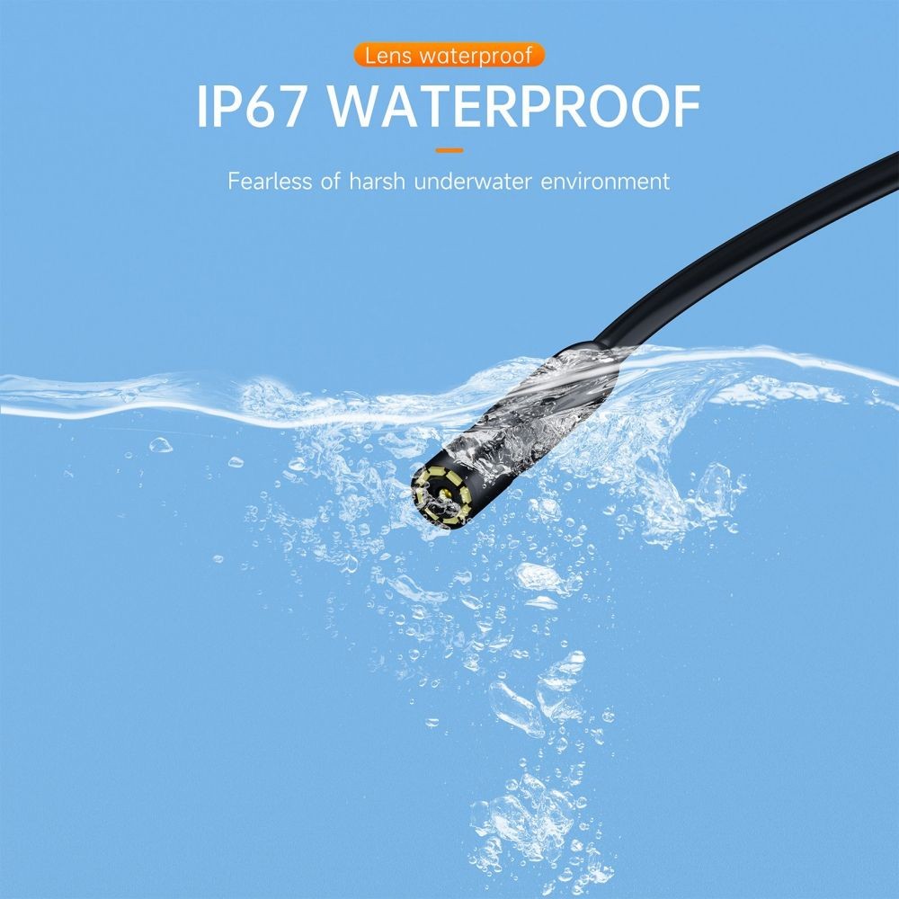 5.5mm For iOS iPhone 17/16/15/14/13 iPad Android Phone Endoscope Inspect Camera