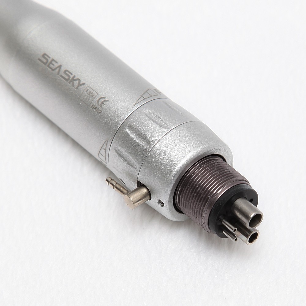 10 Sets Dental Low Speed Contra Angle Handpiece & E-type Air Motor 4 Hole SEASKY
