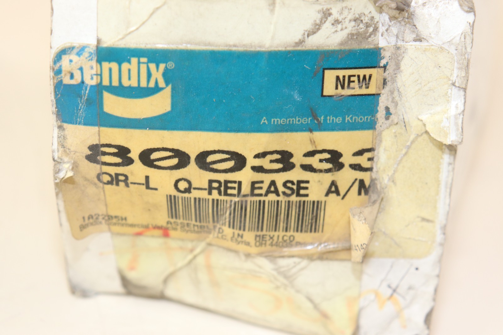 Bendix Quick Release Valve 800333 New Old Stock Made in Mexico