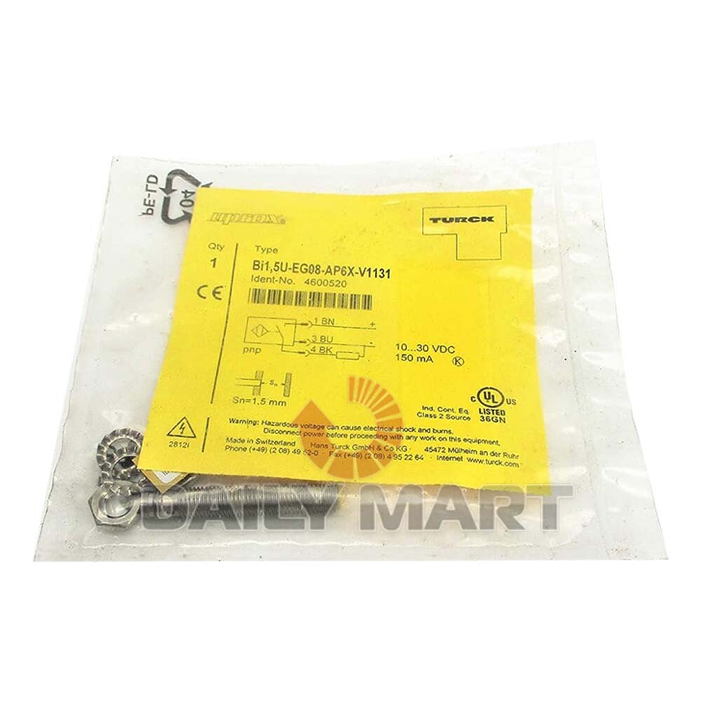 New In Box TURCK Bi1.5U-EG08-AP6X-V1131 Proximity Sensor