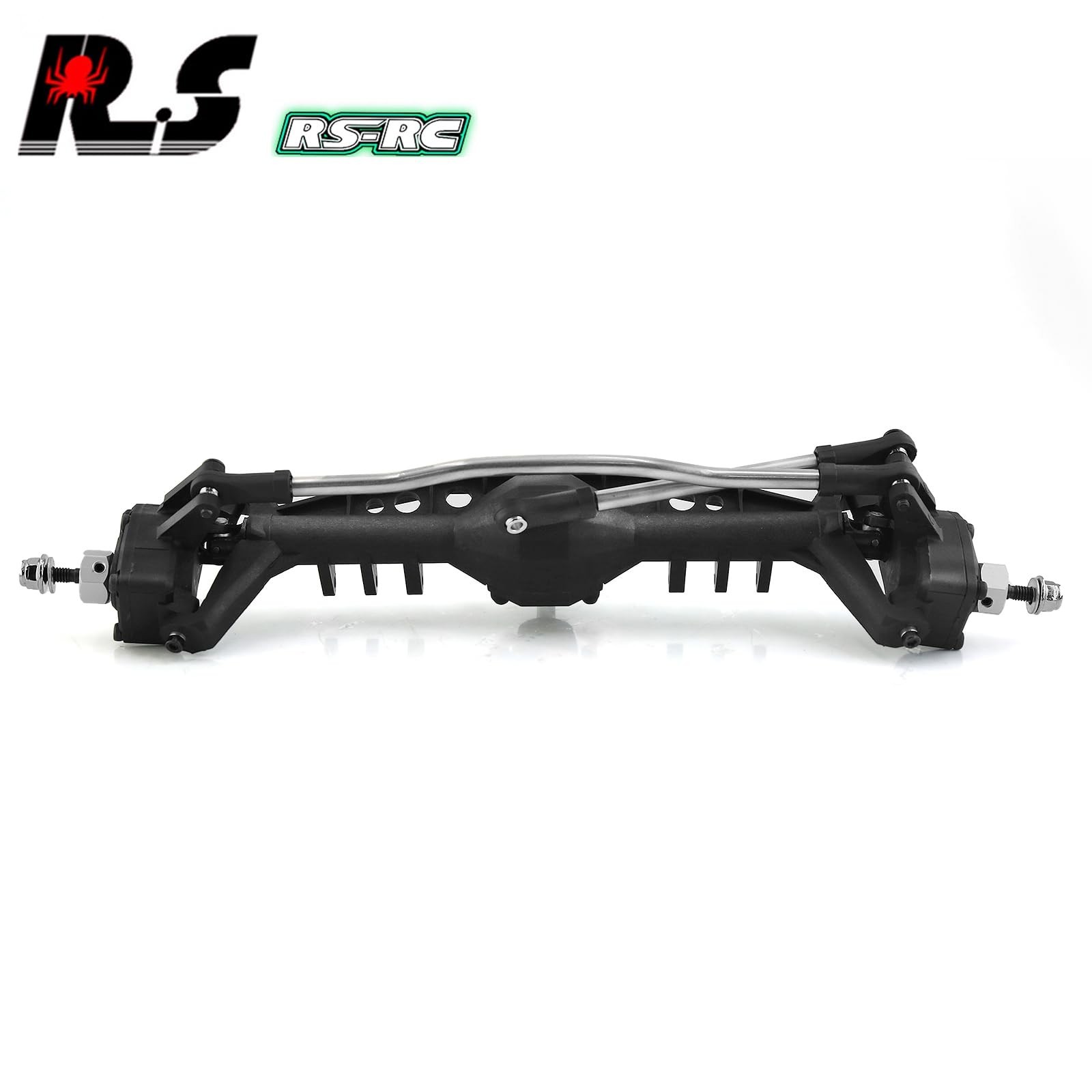 REDSPIDER Front and Rear Plastic Currie F9 Portal Axle Complete ， for Axi