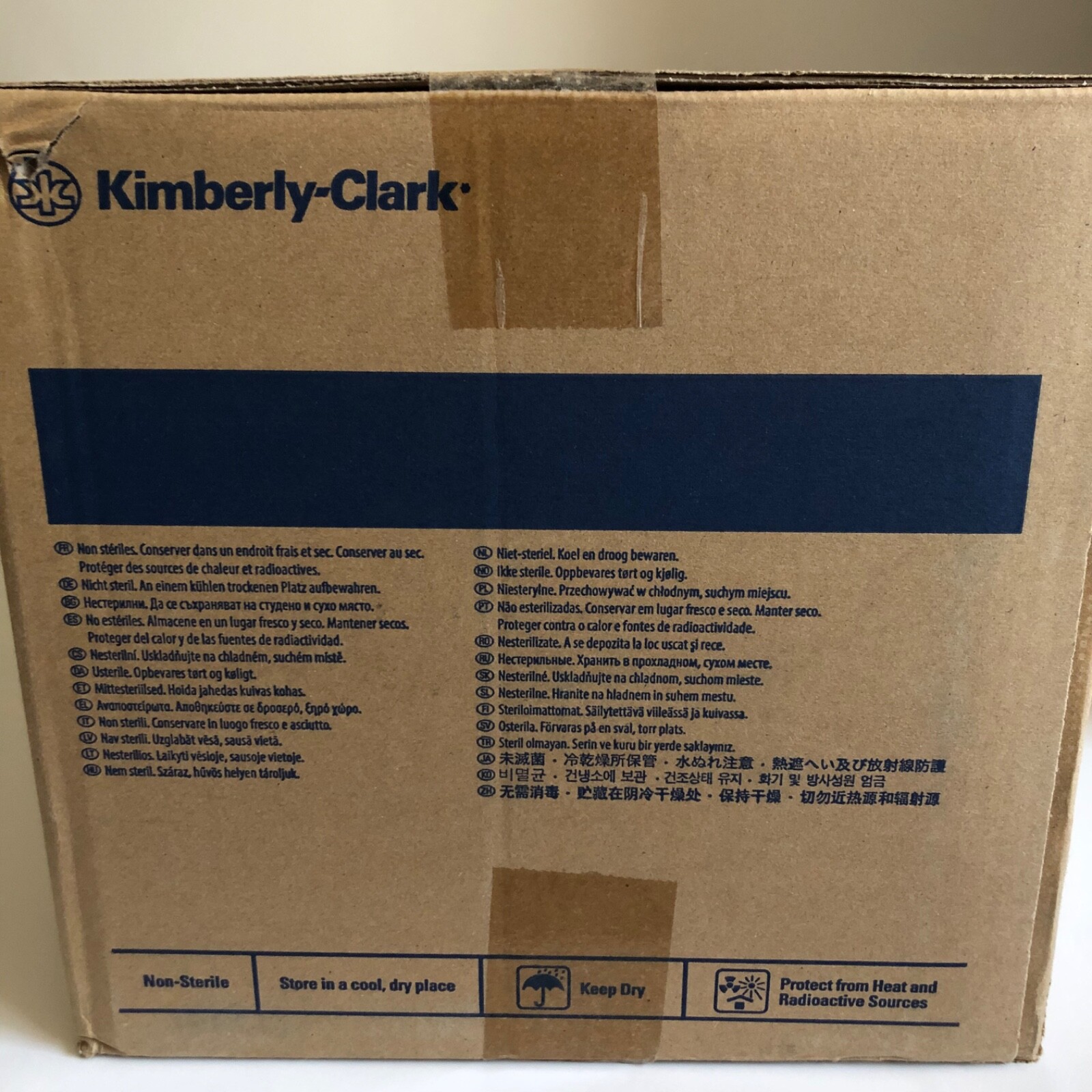 2000 Count Damaged Case Kimberly Clark Halyard Nitrile Gloves Large Exp 1/2025