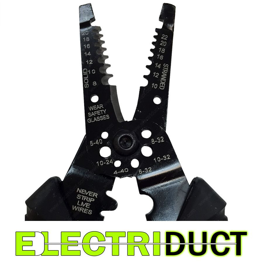 Multi-Function Stripper, Cutter, Pliers and Crimper Tool – Electriduct