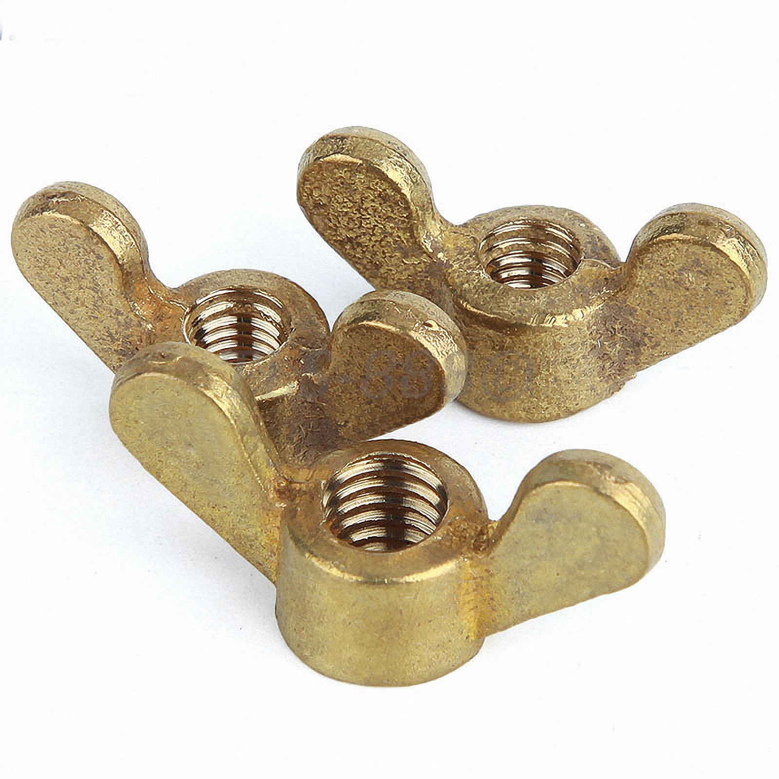 M3 M4 M5 M6 M8 M10 M12 M14 M16 Solid Brass Wing Nuts Butterfly Nut