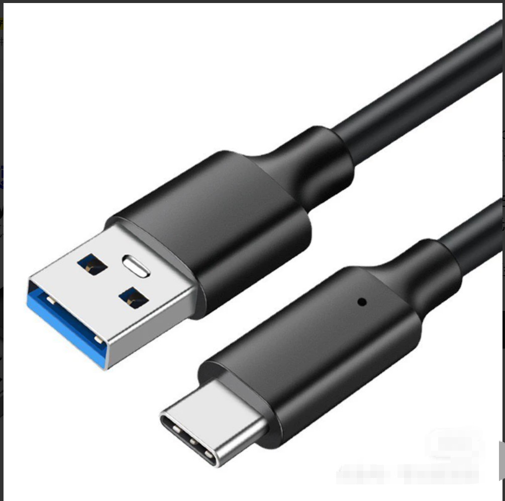 data cable, USB 3.2 to Type-C transmission cable, 10Gbps drive cable BLACK 0.5M