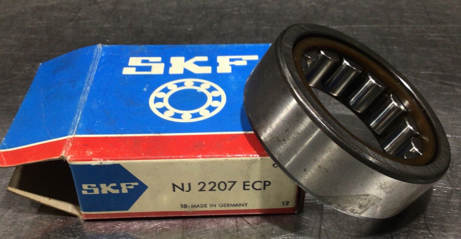 NJ 2207 ECP Cylindrical Roller Bearings 35x72x23mm Nos Surplus