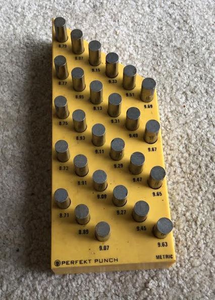 Pin Gauge Perfekt Punch Metric 8.71-9.69