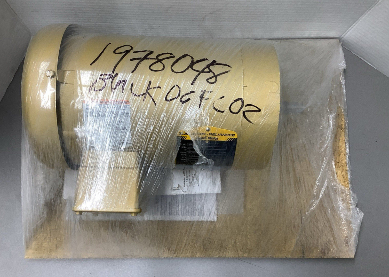 Baldor Reliance CEM3554 General Purpose Motor 1.5HP 230/460V 1770RPM 3-Ph (r105)