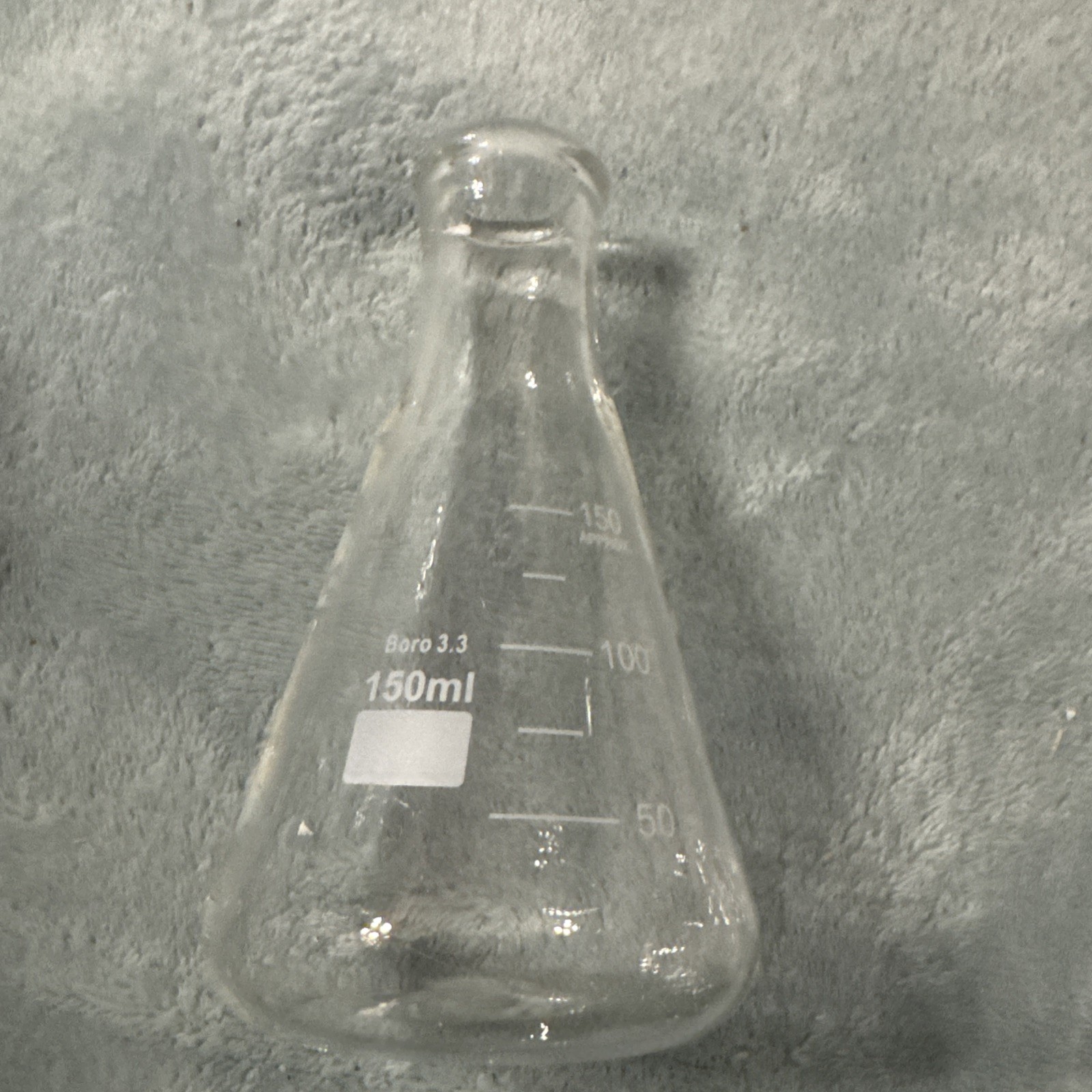 Set Of 7 Narrow Mouth Glass Erlenmeyer Flasks, 50/100/150/200/250/300/ 500 ml