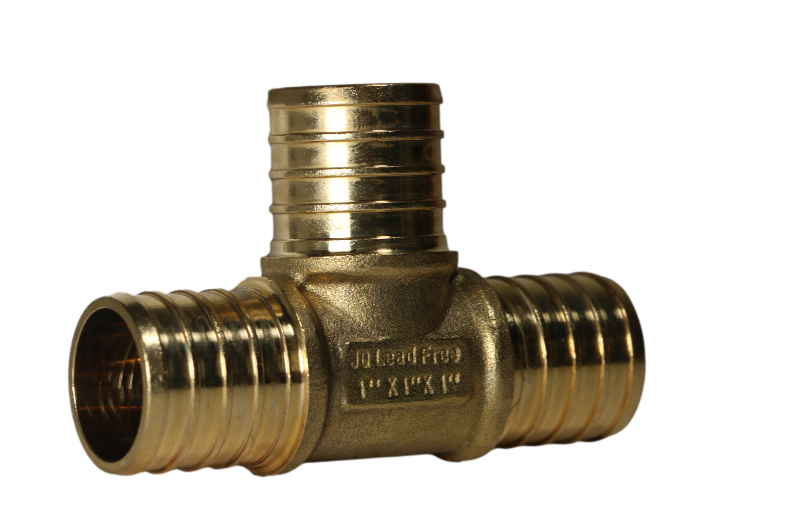 10 Pcs. 1″ X 1″ X 1″ Pex Tee, One Inch Pex Tee, Lead Free Brass 23-1-3=10