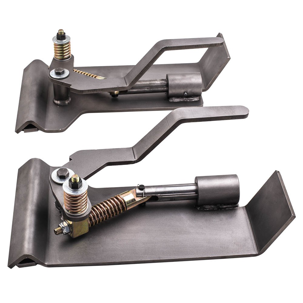 2 Pcs Skid Steer Quick Tach Conversion Adapter Steel For Latch Box Weld-On