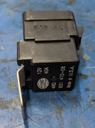SET of 4 – Hella Original 12V 40A Relay with Bracket 4RD 931 410-08 Made in USA