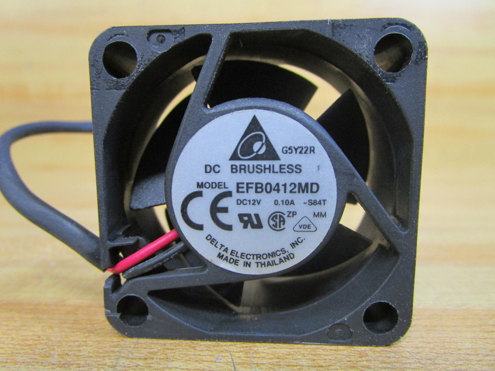 Delta Electronics EFB0412MD DC Brushless Fan (Pack of 2)