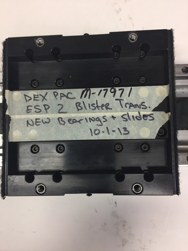 LINTECH BELT DRIVEN PRECISION SLIDE MODEL # 204491 REV.”C”WARRANTY*