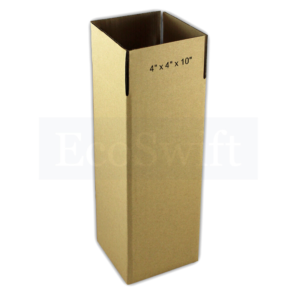 1-150 4x4x10 EcoSwift Cardboard Packing Mailing Shipping Corrugated Box Cartons