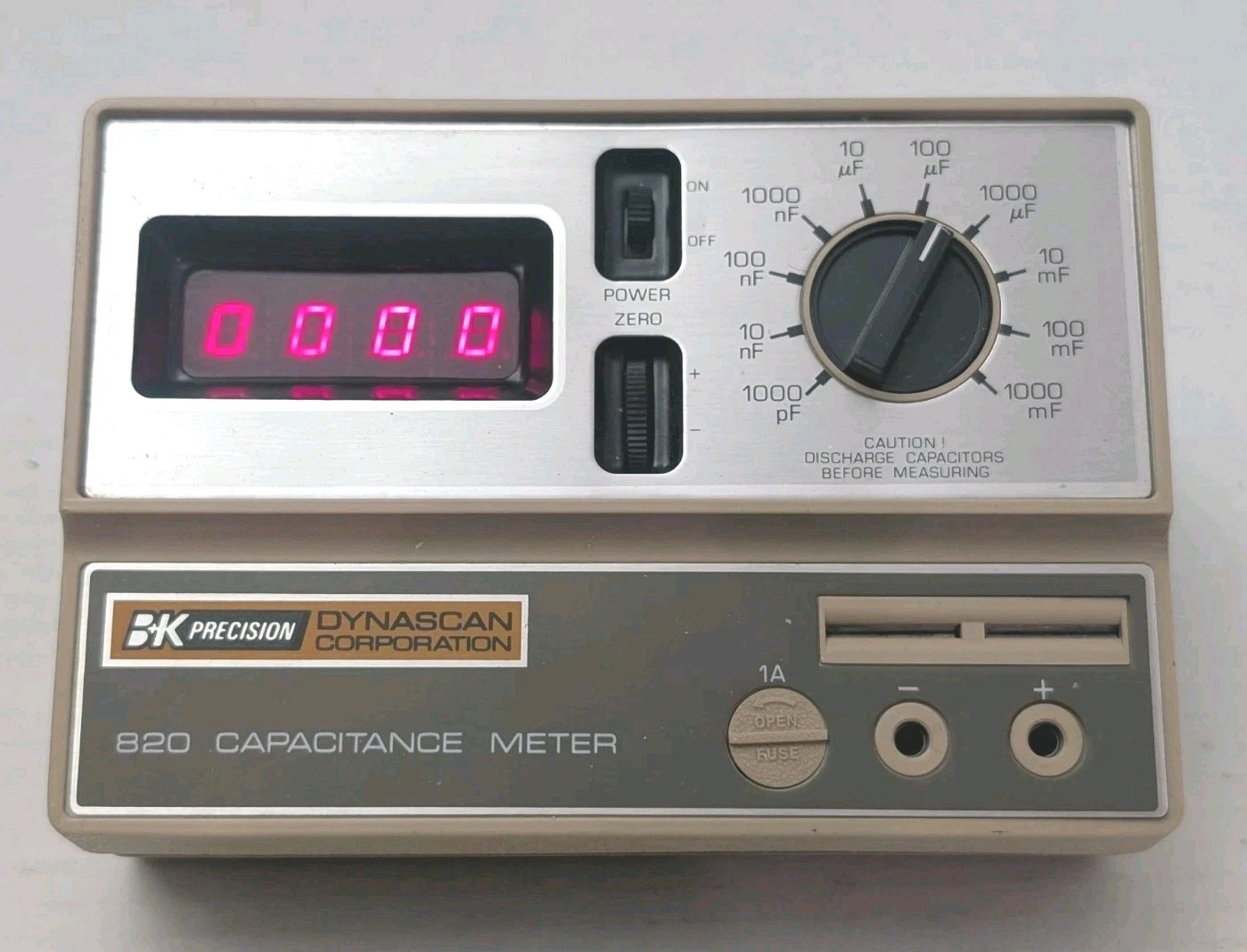 Vintage B&K Precision 820 Capacitance Meter No Leads