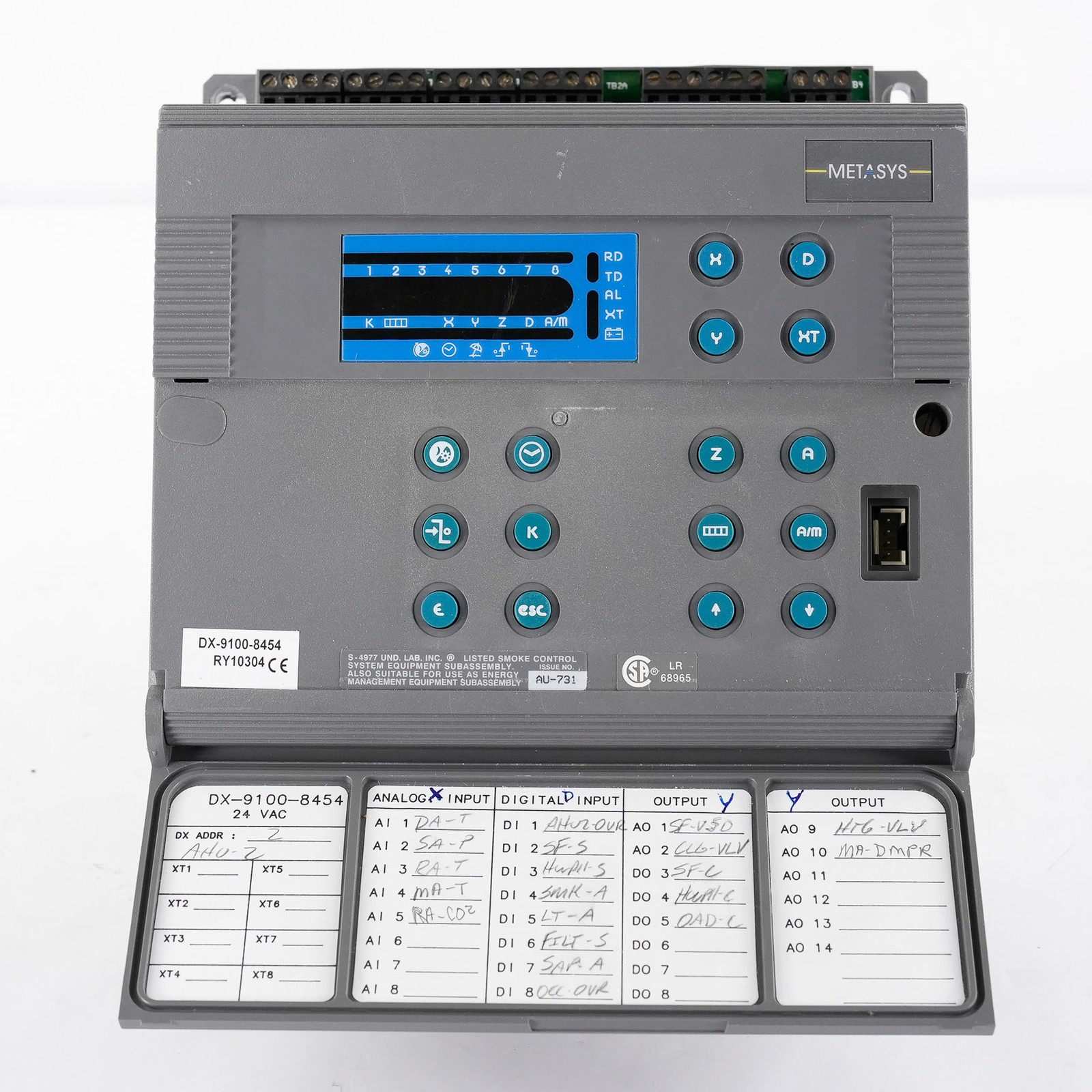 Johnson Controls DX-9100-8454 Metasys Controller DX91008454