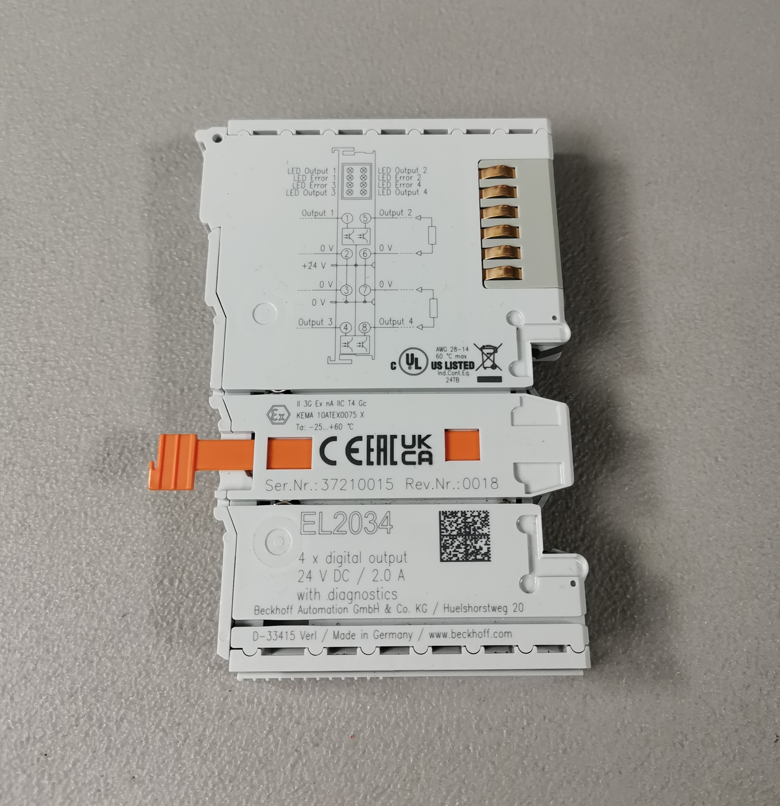 Beckhoff EL2034/EL 2034 NEW Original Packaging