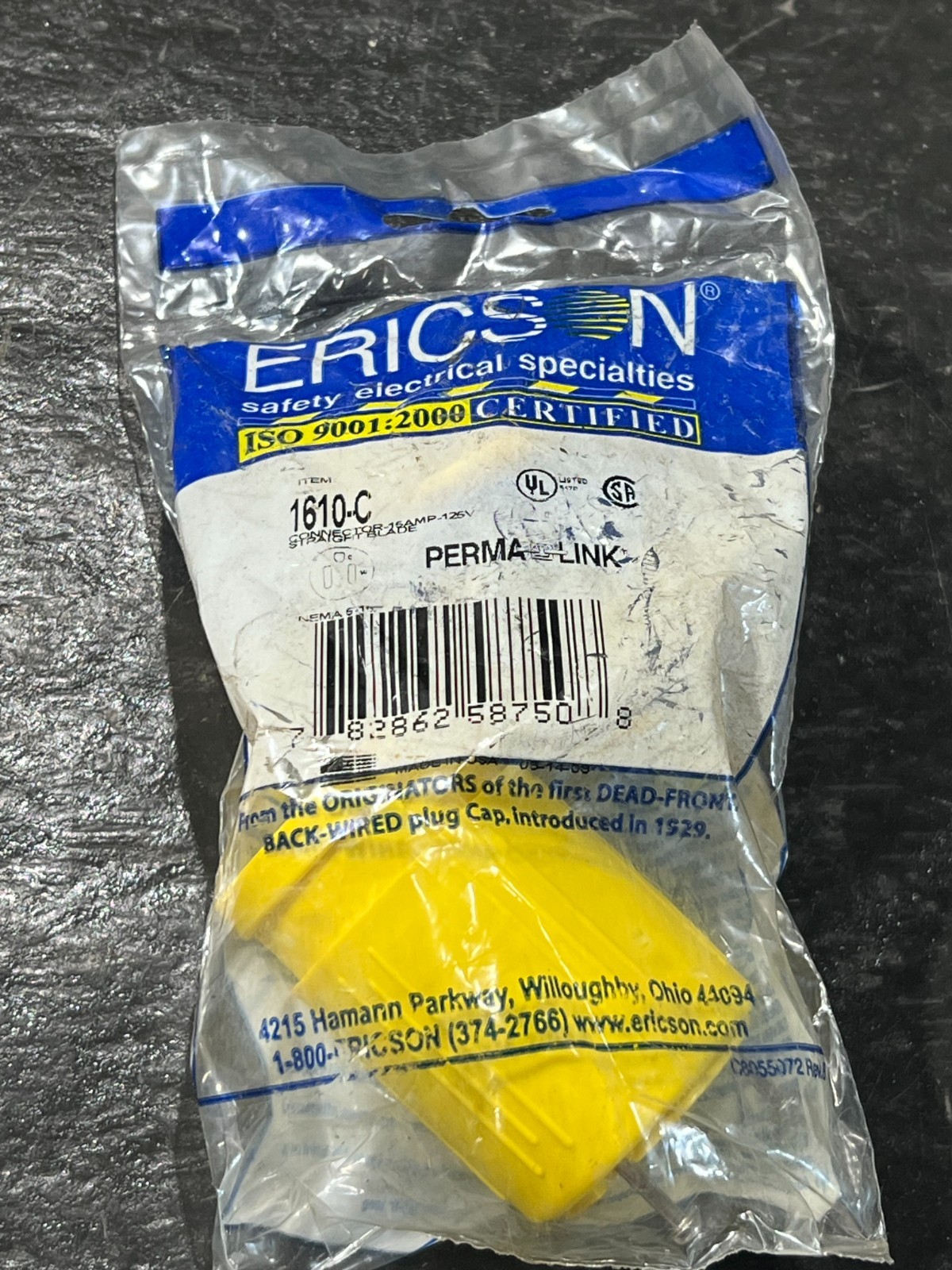 ericson 1610-c nos poor packaging
