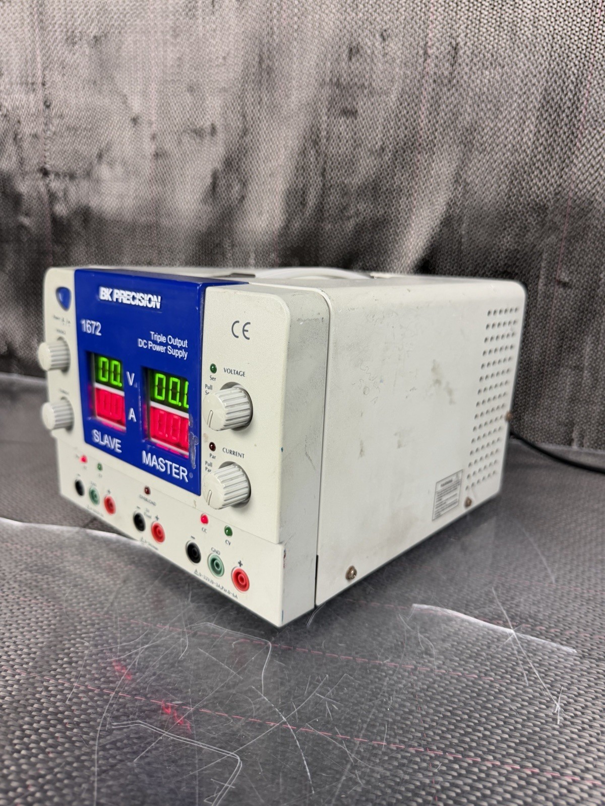 B&K Precision 1672 Triple Output DC Power Supply w/ Power Cable *Ships Fast*