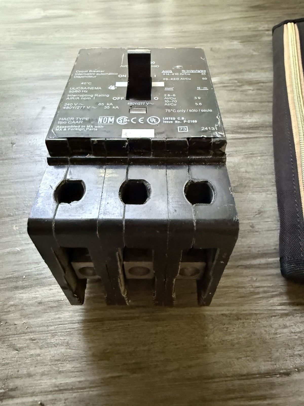 Square D EGB34050 50A 277/480V Circuit Breaker