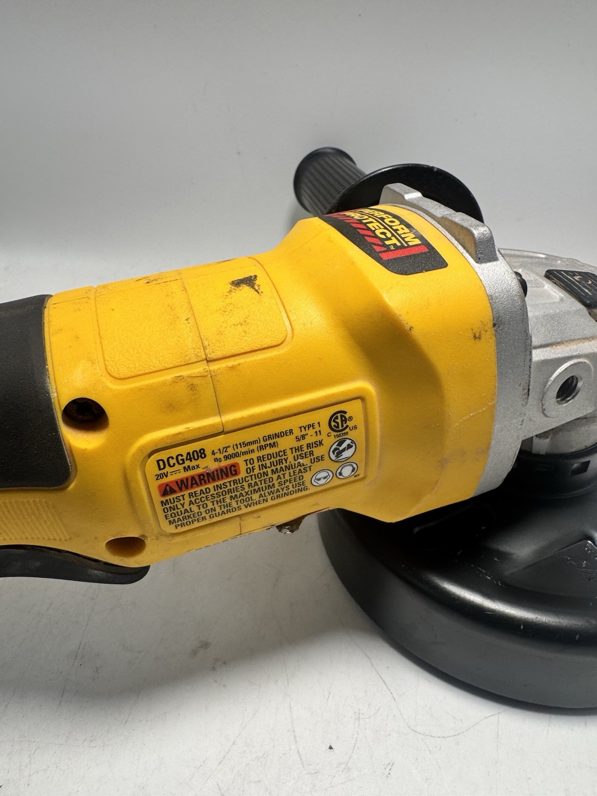 DEWALT DCG408B 20V MAX Brushless 4-1/2 in. Angle Grinder Bare Tool – Used