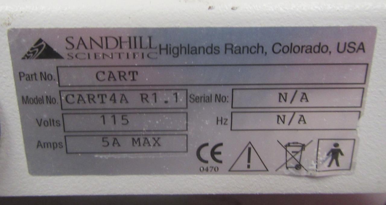 Sandhill Endoscopy Manometry Cart w/ Transformer, Power Strip & Monitor Mount