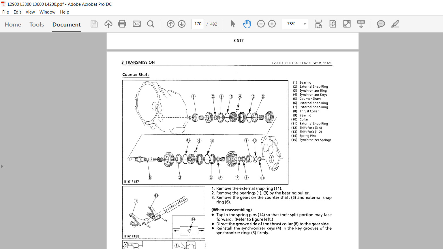 Kubota L2900 L3300 L3600 L4200 Tractor Service Repair Manual On USB