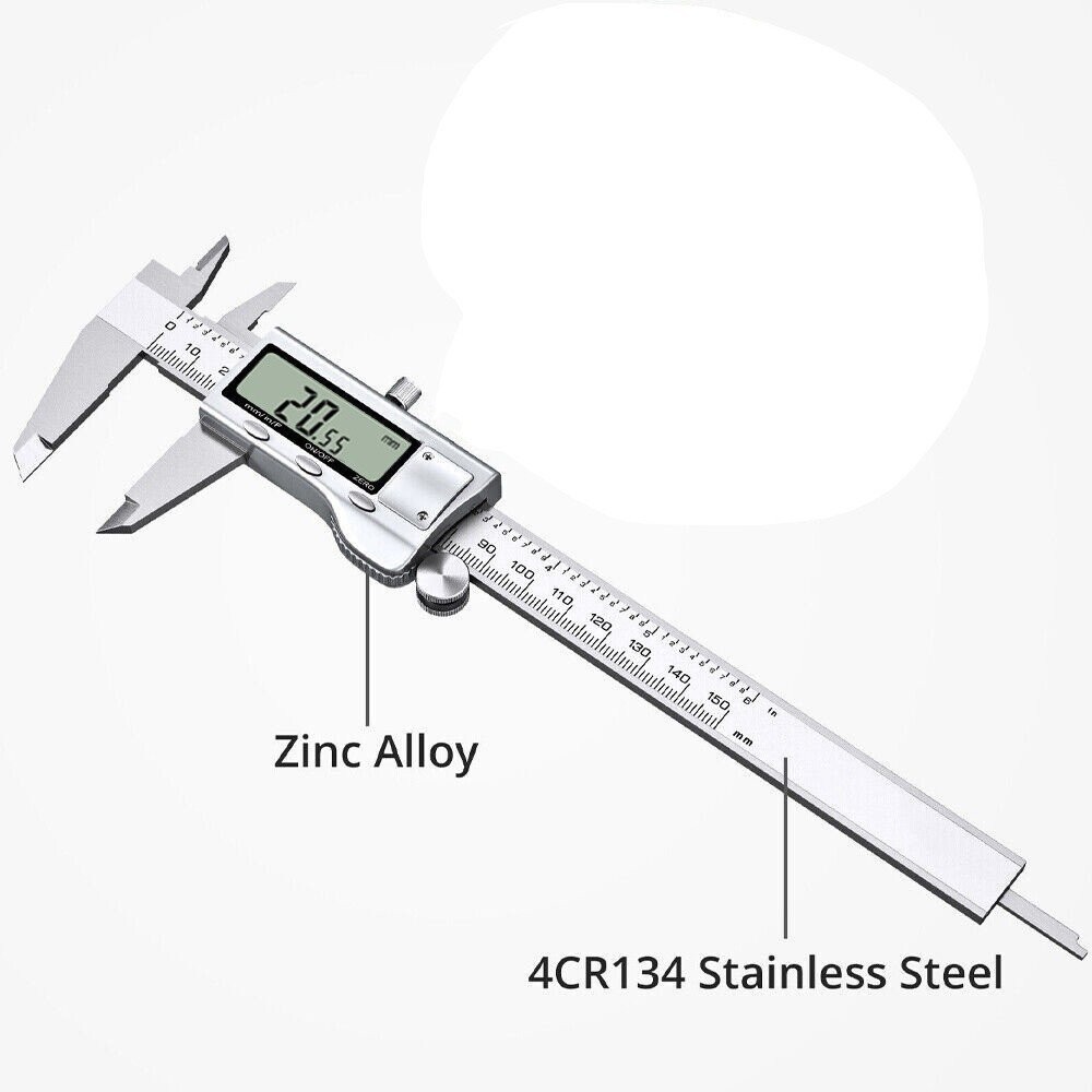 6″ 150mm Digital Caliper Micrometer LCD Gauge Vernier Electronic Measuring Tool