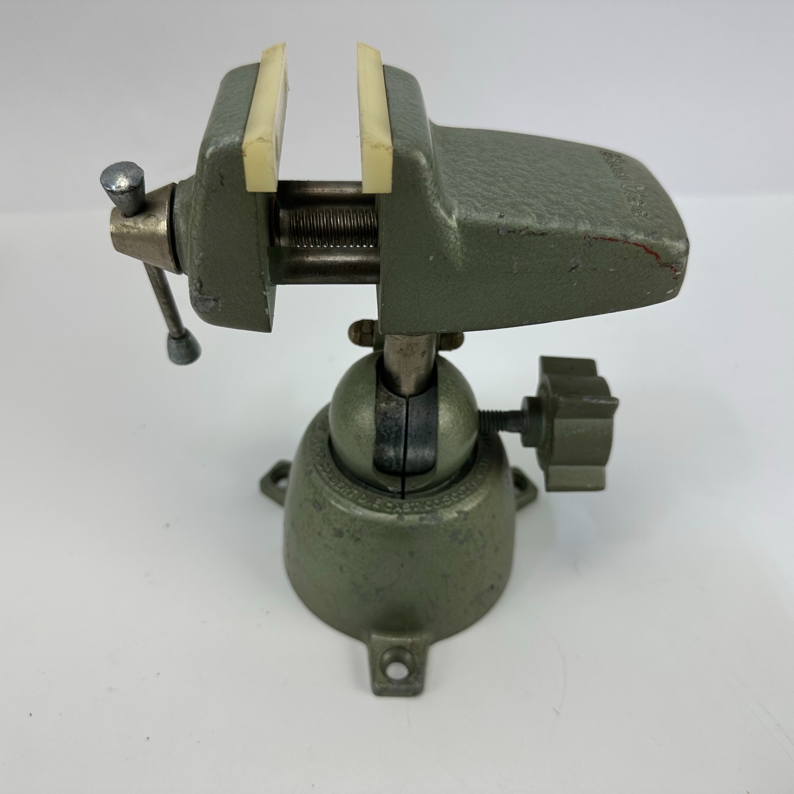 Vintage Panavise Vise Patent Num. #289068 Light Green Metal
