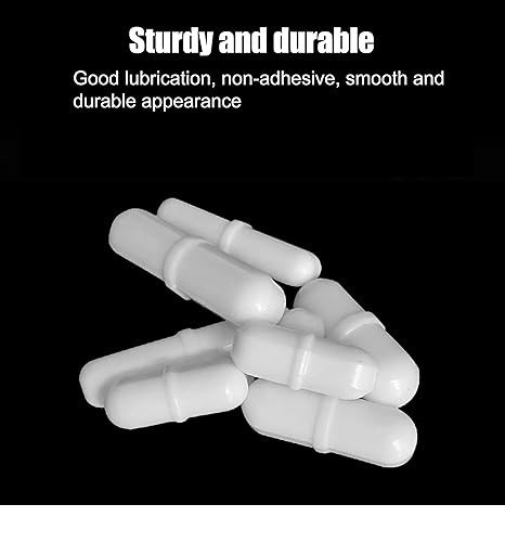 Magnetic Stir Bars10 Pcs PTFE Magnetic Stirrer Mixer Stir Bar 20 Mm/ 0.8 Inch