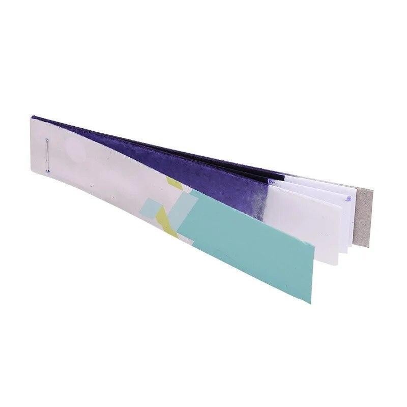 200 Sheets/Box Dental Articulating Paper Double Sided Teeth Care Blue/Red Strips