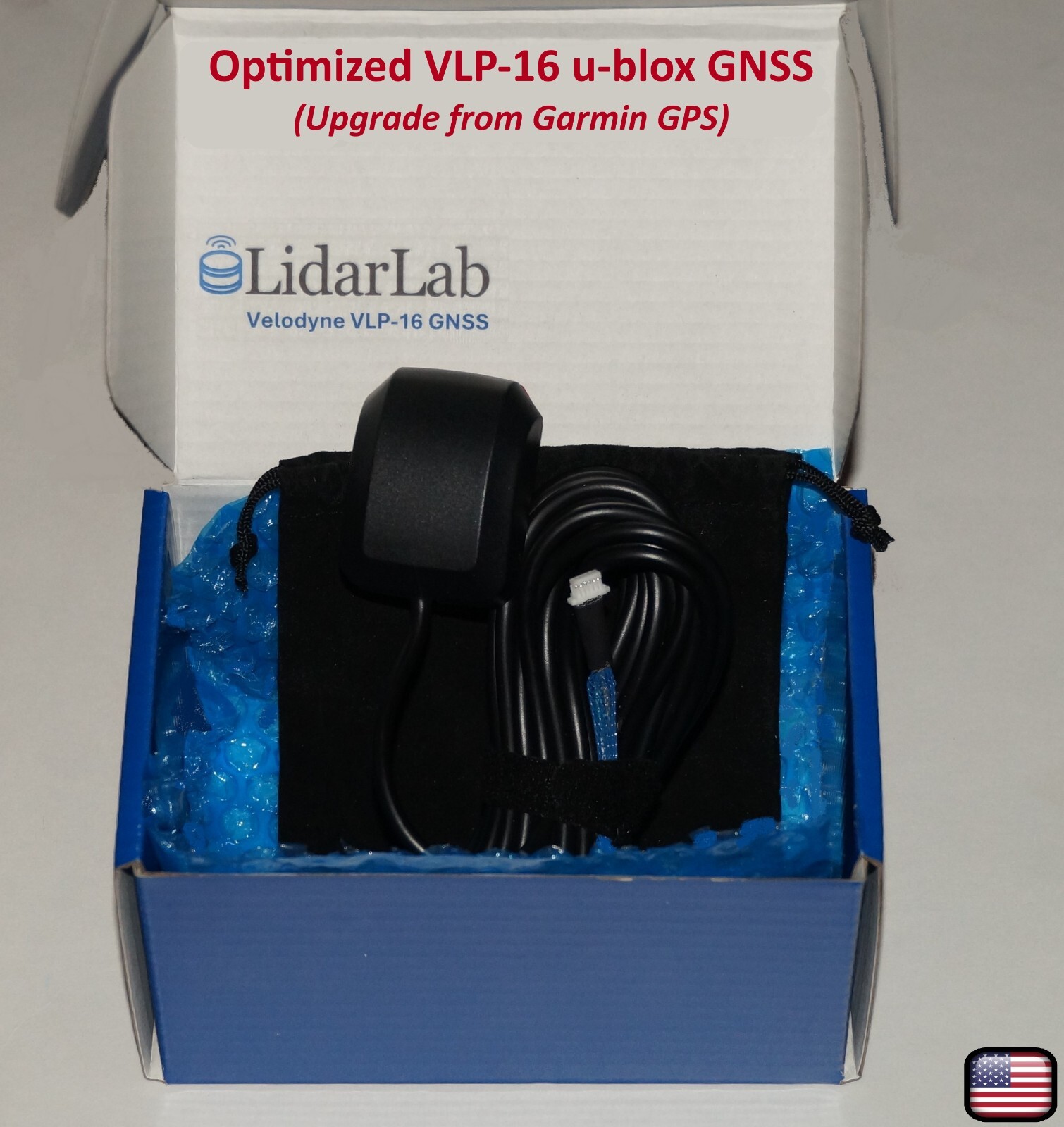 ◭ Upgraded u-blox Lidar GNSS GPS ◮ Velodyne VLP-16 ~ Precise Timing & Position