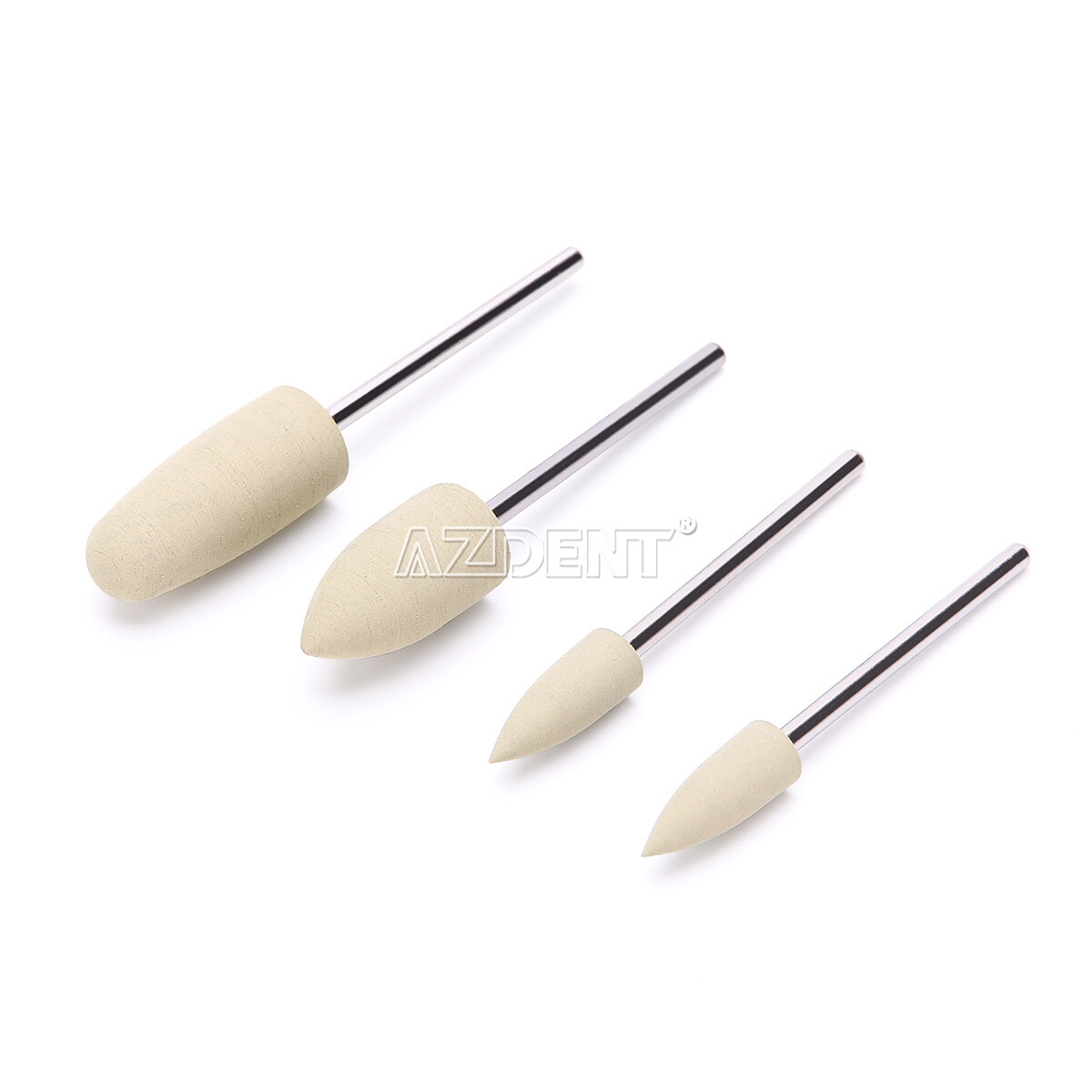 12pcs/Set Dental SILICONE Polishers Resin Base Acrylic Polishing Burs 2.35mm