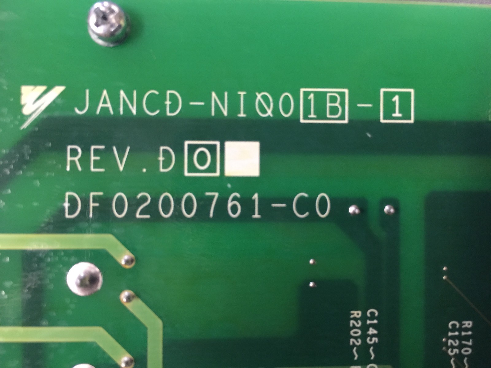 YASKAWA / JZNC-NIF01B-1 / JANCD-NIO01B-1 REV.D0 *PMT*