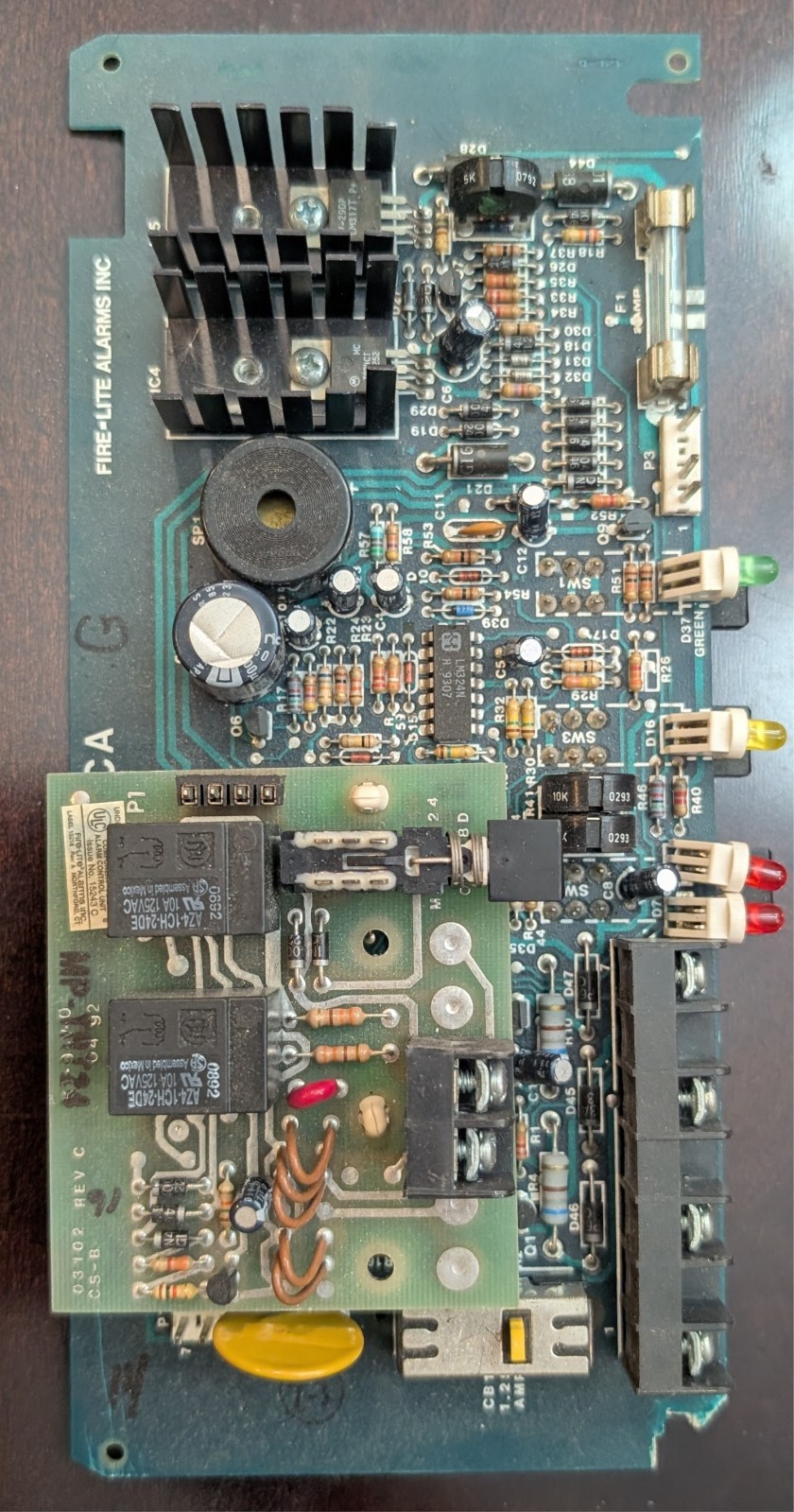 Fire-lite MP-24 Circuit Board – Note Crack Returns Accepted – SAME DAY SHIPPING