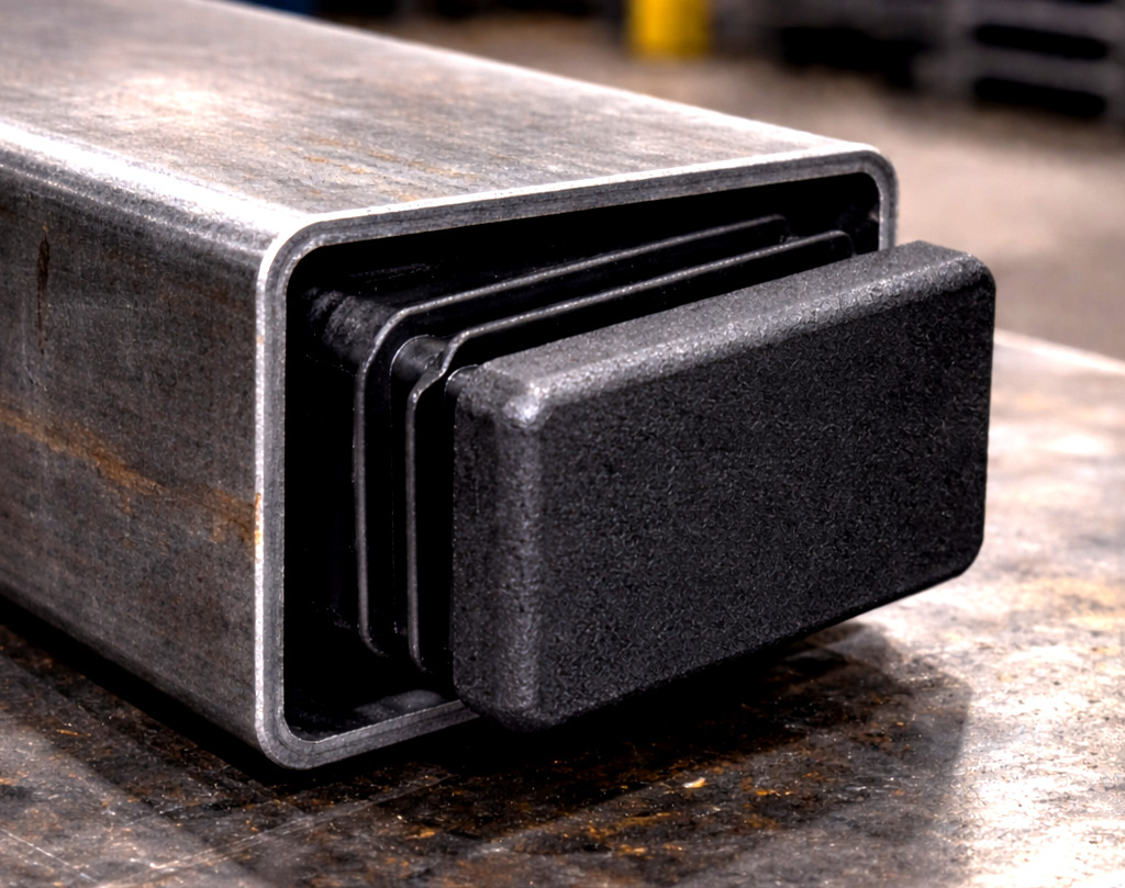 2″ X 4″ Rectangle Tubing End Plug Rectangular Plug Cap 2 Plugs per Package