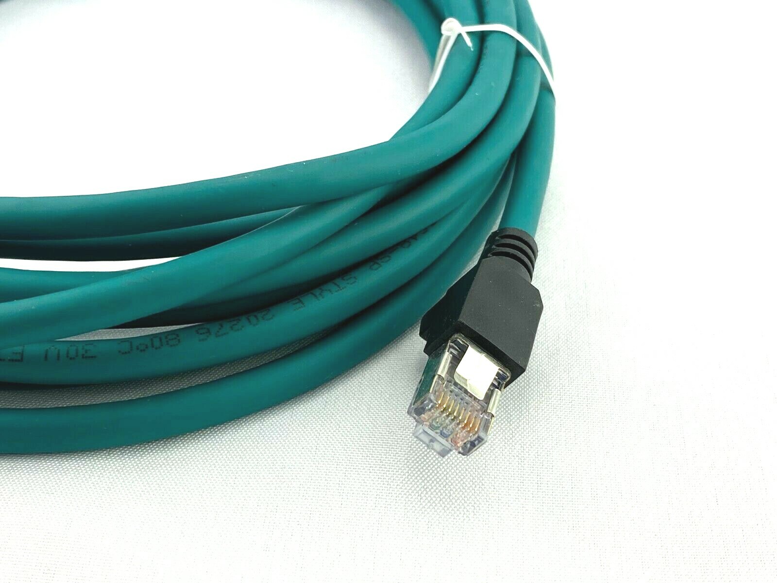 COGNEX CCB-84901-1003-05 5m (15ft) Green PVC Patch Cable 8p M12 Connector RJ45