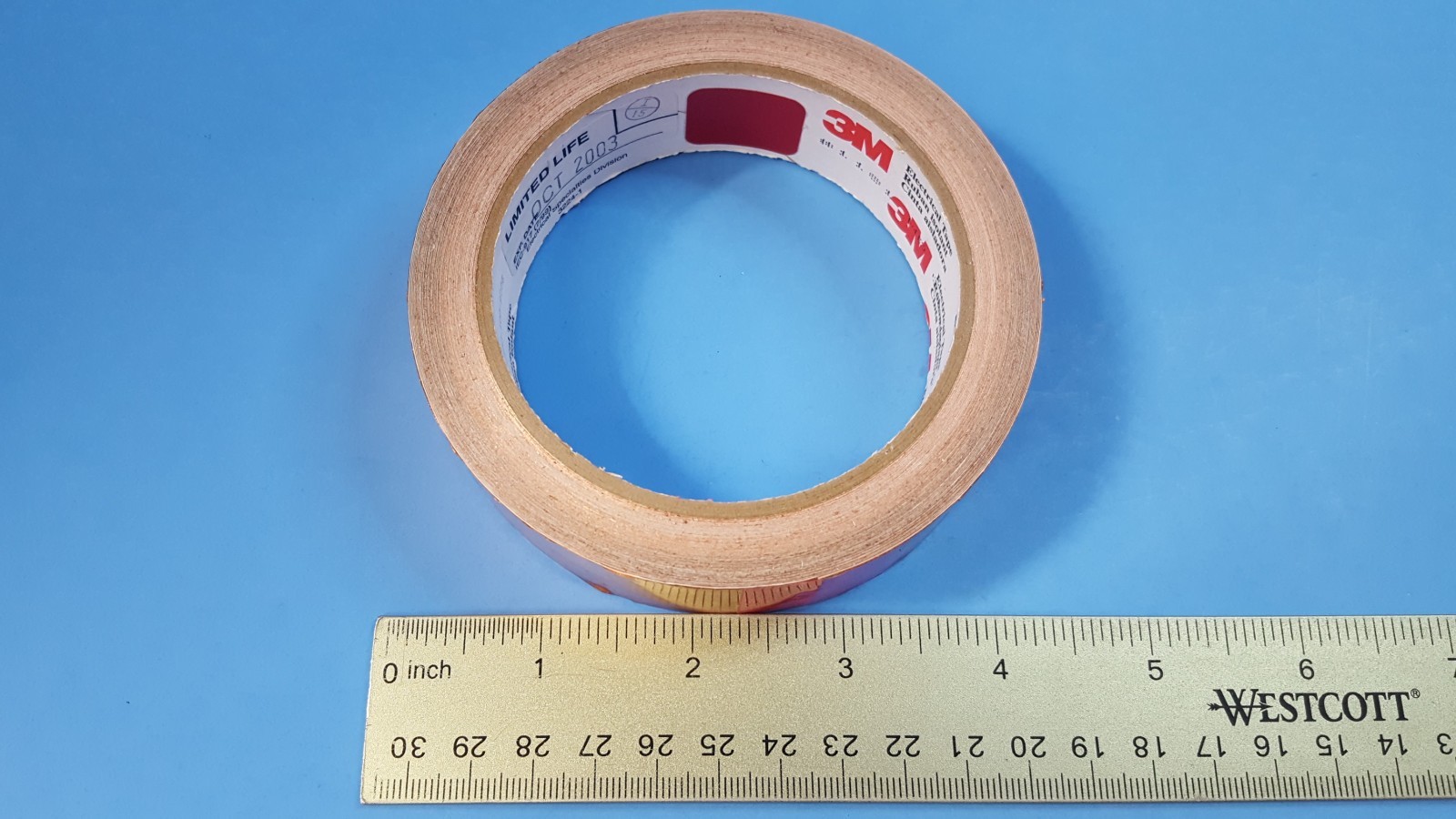 8Rolls- RF EMI Shielding, 1181, 3M, 1 in x 18 yd, (25.4mmx16.5m) 1181 x 1″