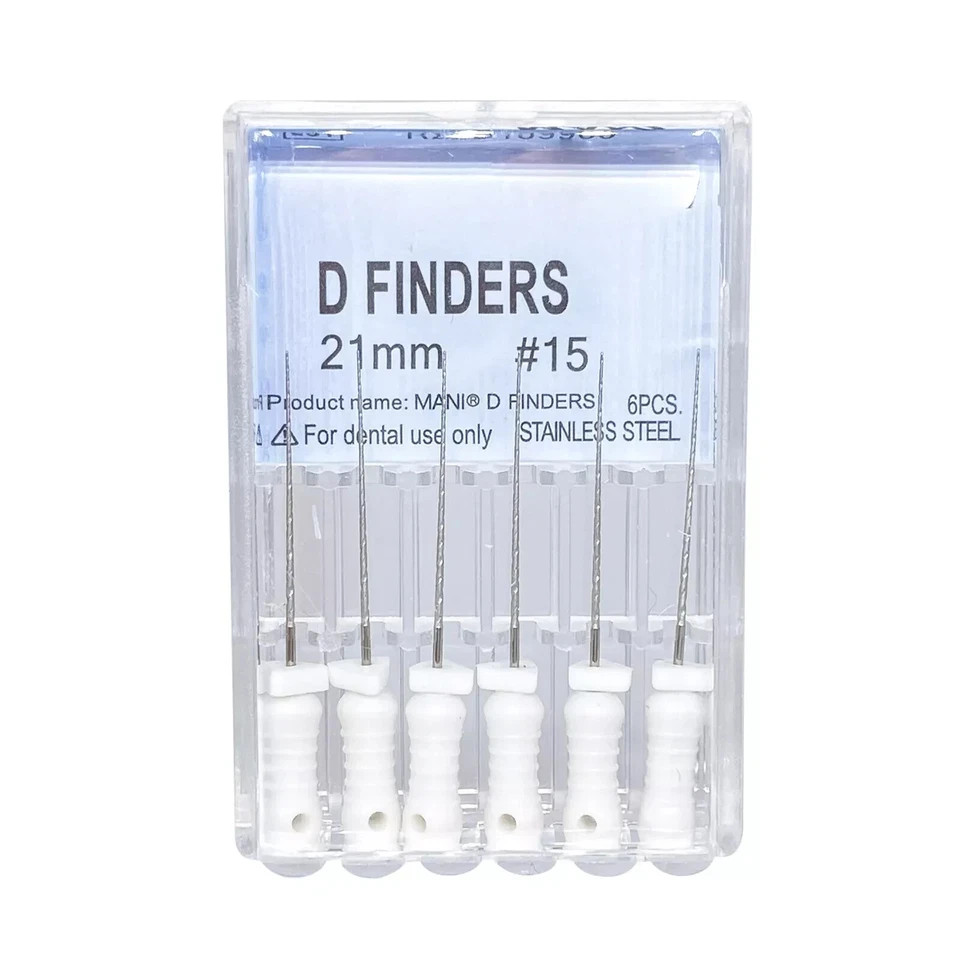 21/25mm Mani style D Finders Dental Endodontic Hand files for Calcified Canals