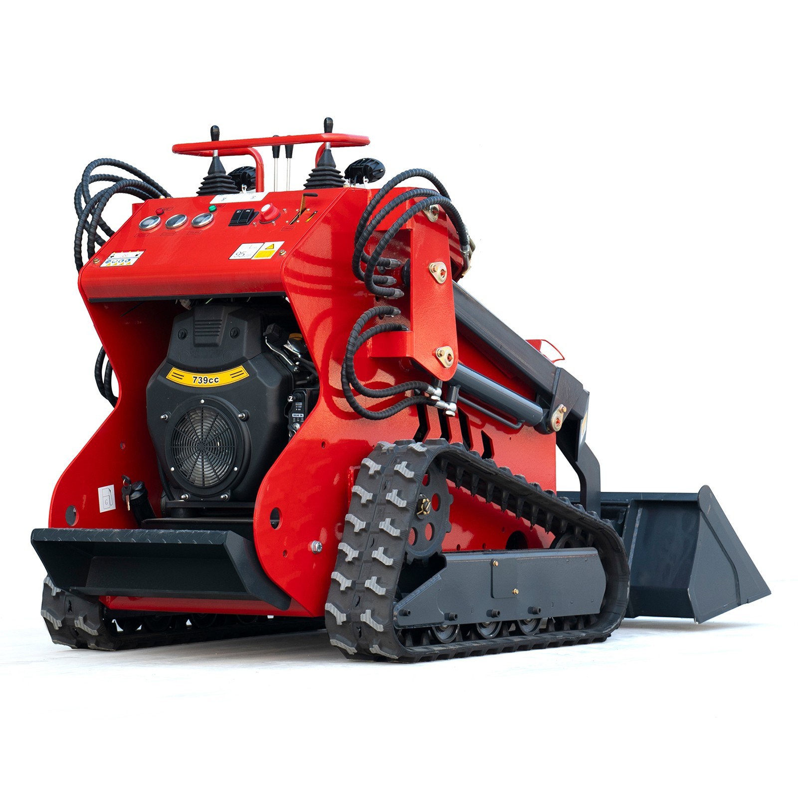 480 2645Lbs Tracked EPA 23HP 13GPM Mini Skid Steer 3-Pumps FREE SHIP Unloading