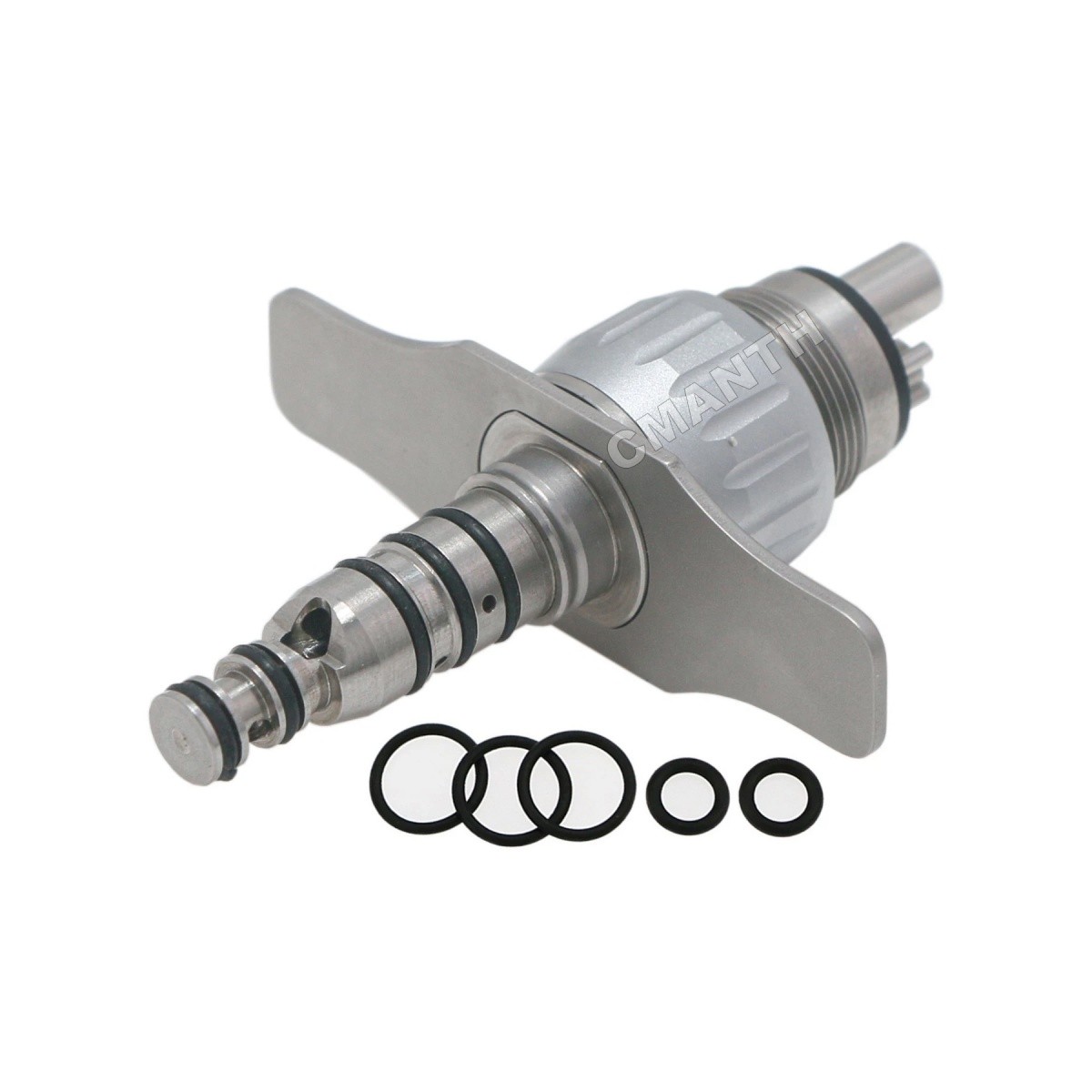 US BEING Dental Handpiece Fiber Optic High Speed Turbine Coupler 4/6Hole FG Burs