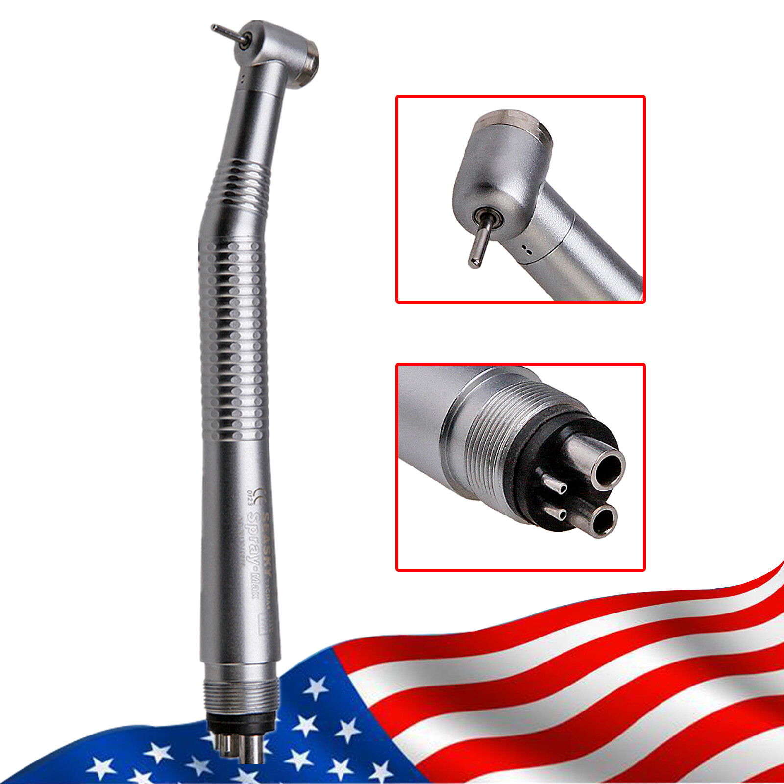 10 Pcs Seasky NSK PANA MAX Style Dental High Speed Turbine Handpiece 4Hole Y1BA4
