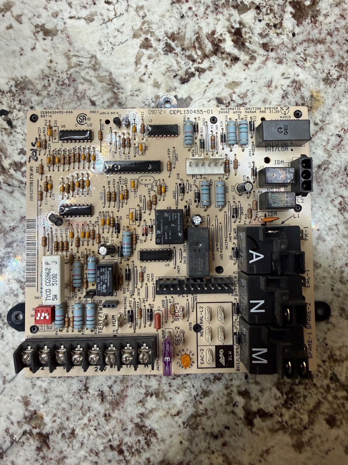 Carrier CEBD430455 03B Furnace Control Board CEPL130455 01 HK42FZ017 30 DAYS