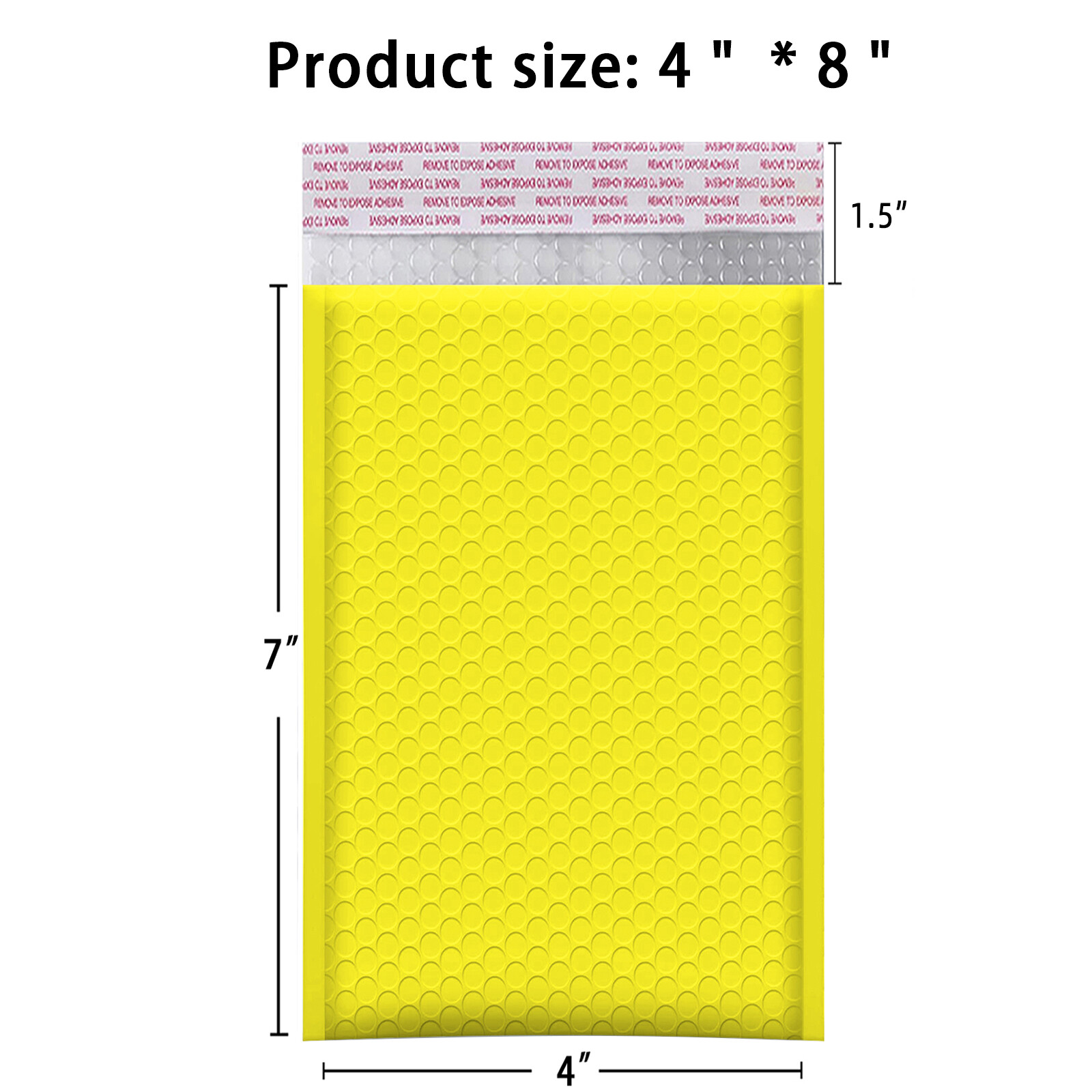 4×8（4×7） Poly Bubble Mailers Shipping Mailing Padded Bags Envelopes Self Seal