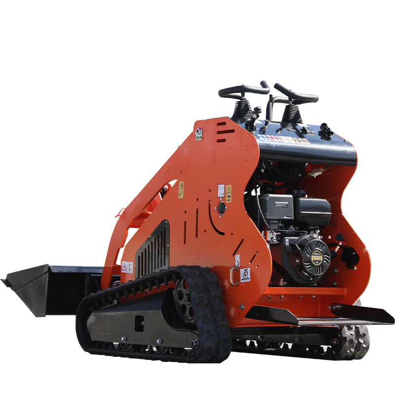 2025 Brand New Mini Tracked Skid Steer Loader 13.5HP 1600Ib Tracked Forestry USA