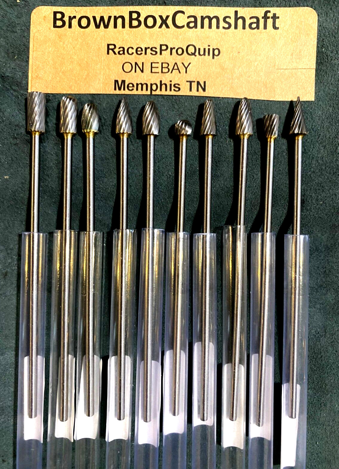 Porting Tools Extra LONG Small Engine Tungsten Carbide Aluminum Cutting 10pc USA