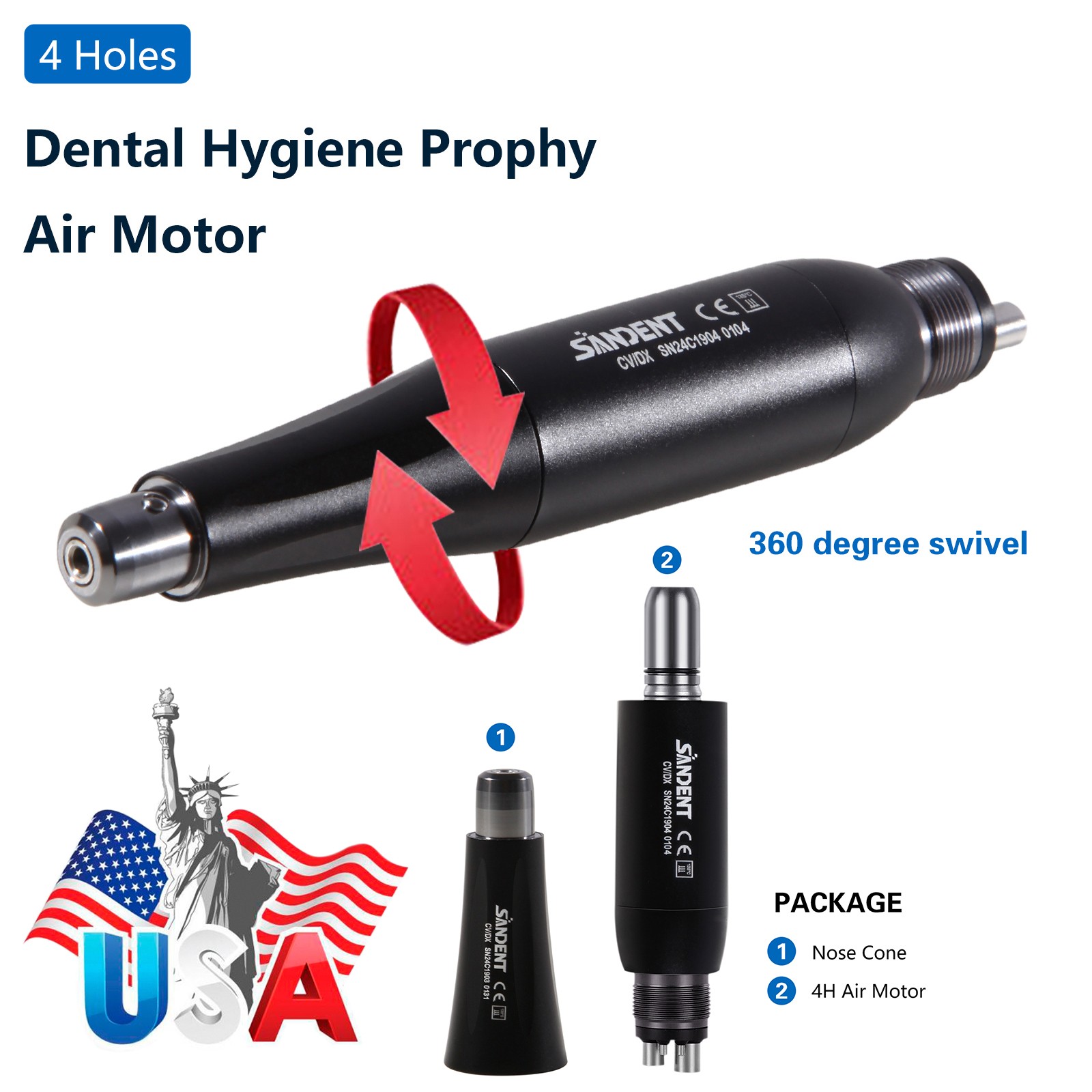 Dental Ultrasonic Scaler Oral Teeth Cleaner Perio Endo Tip For DTE SATELEC